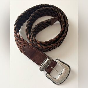 Guess Vintage Braided‎ Leather Western Belt